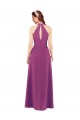 Meilleures Baie sauvage Fourreau Col V Mousseline Longue Robes demoiselle d'honneur