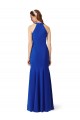 Meilleures Bleu roi Sirène Col V Crêpe Stretch Longue Formelles Robes demoiselle d'honneur / Robes de soirée / Robes de bal