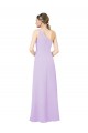 Meilleures Lilas Fourreau Mousseline Longue Formelles Robes demoiselle d'honneur / Robes de soirée