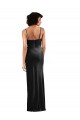 Meilleures Noir Colonne Velours Stretch Longue Formelles Robes demoiselle d'honneur / Robes de soirée / Robes de bal