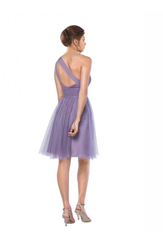 Meilleures Pastèque Trapèze Tulle Longue Robes demoiselle d'honneur
