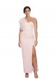 Meilleures Rose Fourreau Crêpe Stretch Longue Formelles Robes demoiselle d'honneur / Robes de soirée / Robes de bal