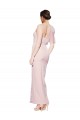 Meilleures Rose Fourreau Crêpe Stretch Longue Formelles Robes demoiselle d'honneur / Robes de soirée / Robes de bal