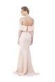 Meilleures Sirène Épaule Dénudée Col Haut Crêpe Stretch Longue Formelles Robes demoiselle d'honneur / Robes de soirée / Robes de bal