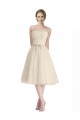 Meilleures Trapèze Sans bretelle Tulle Courte Robes demoiselle d'honneur / Robes de cocktail