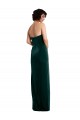 Meilleures Vert foncé Fourreau Sans bretelle Velours Stretch Longue Formelles Robes demoiselle d'honneur / Robes de soirée / Robes de bal